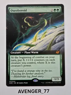 Magic The Gathering MTG #0345 Ouroborold Extended Art Edge of Eternities EOE NM - Image 1