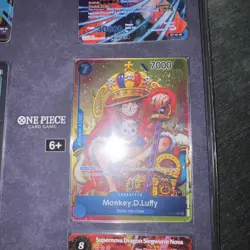 Monkey.D.Luffy P-043 Foil Promo sealed Bandai card fest set one piece card game - Image 2