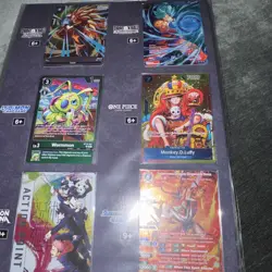 Monkey.D.Luffy P-043 Foil Promo sealed Bandai card fest set one piece card game - Image 3
