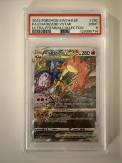 Charizard VSTAR SWSH262 SWSH: Sword & Shield Promo Cards Holo PSA 9 - Image 1