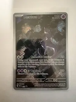 Pokemon TCG Mewtwo 052 Black Star Promo SVP Holo Card Near Mint Condition - Image 1