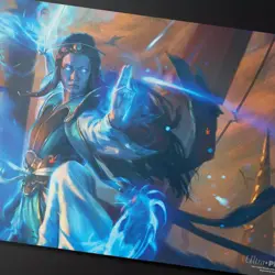 Tarkir Dragonstorm Narset, Jeskai Waymaster card Playmat Magic: The Gathering - Image 1