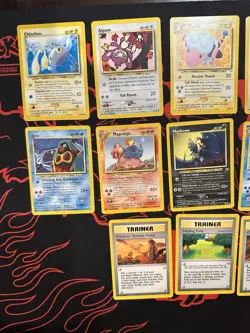 Lot Of 18 Vintage Pokemon Cards Neo Revelation Yuka Morii Komiya Non Holo Old - Image 2