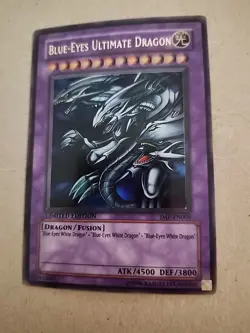 Yu-Gi-Oh Blue-Eyes Ultimate Dragon JMP-EN005 Limited Edition Secret Rare Card 🔥 - Image 1