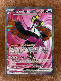 Fezandipiti ex 084/064 Sv: Shrouded Fable Holo Pokemon Card Full Art - Image 1
