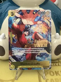 Monkey.D.Luffy (Pre-Release Tournament) (Winner) P-036 One Piece Promotion Card - Image 1