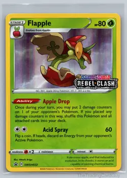 Flapple - (Prerelease) Promo SWSH: Sword & Shield Promo Cards Holo SWSH022 NM - Image 1
