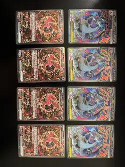 Pokemon Mega Charizard X & Oricorio EX Holo Card Lot - 8 Cards - MEP EN Set - Image 4