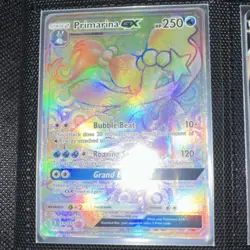Primarina GX Secret Rare Holo 149/145 Sun & Moon Pokemon TCG Card - Image 2