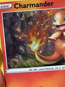 POKEMON CHARMANDER SWSH092 PROMO BLACK STAR COSMOS WITH SWIRL HOLOFOIL NM CARD - Image 3