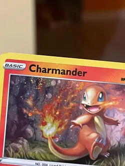 POKEMON CHARMANDER SWSH092 PROMO BLACK STAR COSMOS WITH SWIRL HOLOFOIL NM CARD - Image 5