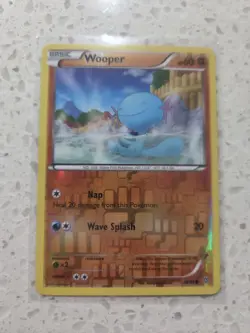Wooper 38/98 XY Ancient Origins Reverse Holo Pokemon Card - Image 1