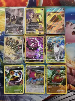 Pokemon Card Lot Full Art Alt Art Fire Mimikyu Houndour Larvitar - Image 1