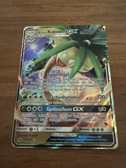 Pokemon Alolan Exeggutor GX S&M Crimson Invasion 74/111 Near Mint - Image 1