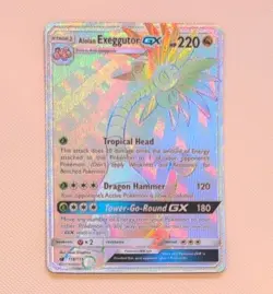 Pokemon Alolan Exeggutor GX Holo Card 118/111 Crimson Invasion - Image 1