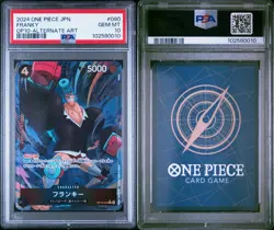 2024 ONE PIECE JPN OP10-ROYAL BLOOD ALTERNATE ART #090 FRANKY PSA 10 - Image 1