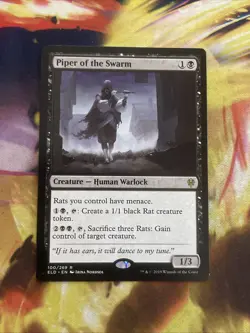 Piper of the Swarm #100 || MTG - Throne of Eldraine || 2019 - Image 1