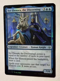 MTG Syr Elenora, the Discerning (67/537) Throne of Eldraine LP FOIL - Image 1