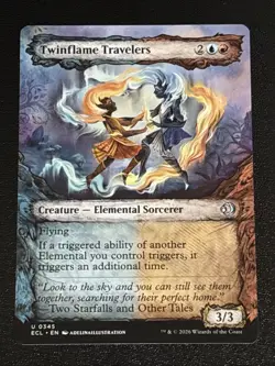 MTG Lorwyn Eclipsed Twinflame Travelers Showcase 0345 NM - Image 1