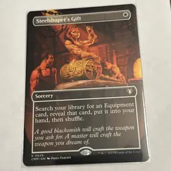 Steelshaper's Gift (Borderless) Commander Masters Regular - Image 1