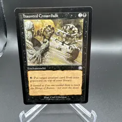 Haunted Crossroads LP Light Play Mercadian Masques MTG [11011] - Image 1