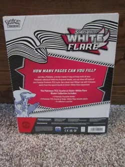 POKEMON CARD BINDER COLLECTION PACK SCARLET & VIOLET WHITE FLARE NEW SEALED - Image 3