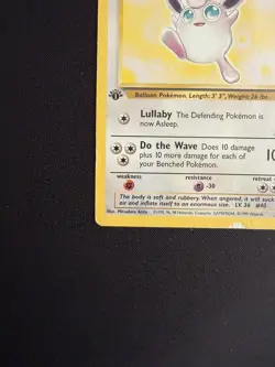 Pokemon Wigglytuff - 1st Edition - Jungle (32/64) - Damaged - Image 4