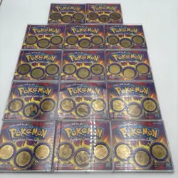 Hasbro Pokemon Vintage TCG CCG Battling Coin Game 3 Coins 1999 Lot Of 14 - Image 5