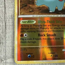 Phanpy 66/95 - Call Of Legends - Common Reverse Holo LP-MP Pokemon Card, 2011 - Image 5