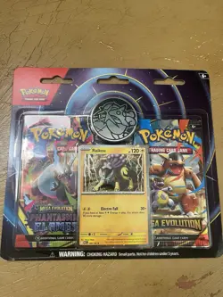 NEW Pokemon Mega Evolution & Phantasmal Flames 2-Pack Blister Sealed - Raikou - Image 1