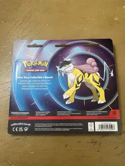 NEW Pokemon Mega Evolution & Phantasmal Flames 2-Pack Blister Sealed - Raikou - Image 2