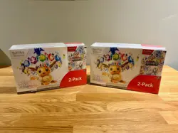 TWO Pokemon Prismatic Evolutions Costco 2-Pack ETB & Booster Bundle - Image 1