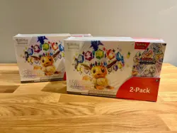 TWO Pokemon Prismatic Evolutions Costco 2-Pack ETB & Booster Bundle - Image 2