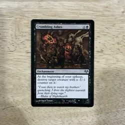 Crumbling Ashes Eventide Regular Near MINT NM MTG - Image 1