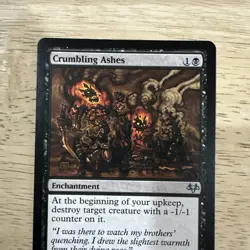 Crumbling Ashes Eventide Regular Near MINT NM MTG - Image 3
