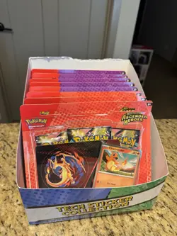 Pokemon TCG Ascended Heroes Tech Sticker Collection Set Of 8 - Image 1