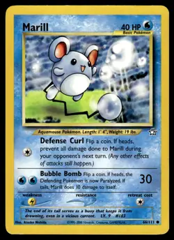 2000 Neo - Genesis Marill Basic/Common #66 - Image 1