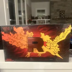 Pokemon TCG Team Rocket’s Moltres ex Ultra Premium Collection UPC - New/Sealed - Image 1