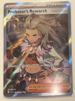 Pokemon Professor’s Research Professor Sada 240/198 NM/M Scarlet And Violet - Image 1