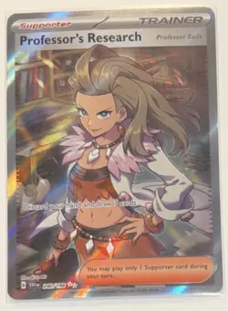 Pokemon Professor’s Research Professor Sada 240/198 NM/M Scarlet And Violet - Image 2