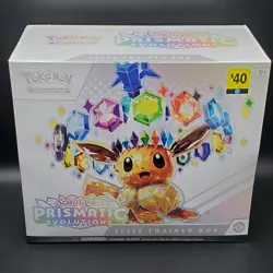 Prismatic Evolutions - Elite Trainer Box (ETB) - Pokemon TCG - New & Sealed #B5 - Image 1