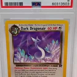 Pokemon Team Rocket Dark Dragonair 33/82 PSA 8 Unlimited Regular English 2000 - Image 2