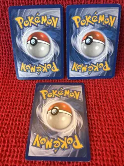 Rhyhorn Shieldon Cynthia Diamond and Pearl Reverse Holo Lot Set (3) Pokemon MP - Image 3