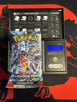 22.69g HEAVY - Pokemon TCG S&V Paradox Rift Booster Pack Sealed / Semi GoDU - Image 1