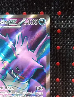 Team Rockets Nidoking EX 216/182 Destined Rivals NM Pokemon - Image 4