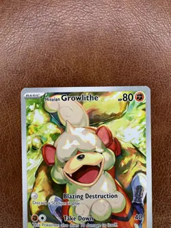 Hisuian Growlithe Illustration Rare 181/167 NM/M Pokemon Twilight Masquerade - Image 2