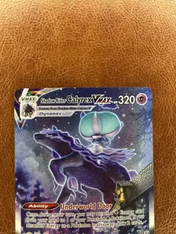 Pokemon TCG Chilling Reign 205/198 Shadow Ryder Calyrex VMAX Alternate Art - NM - Image 2