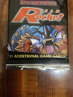 Pokemon Team Rocket Vintage Booster Pack Unlimited Gyarados Art BOX FRESH! - Image 4