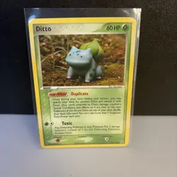 Pokemon TCG Ditto Bulbasaur Delta Species 36/113 regular - Image 1