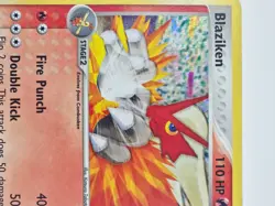 POKEMON TCG BLAZIKEN 1/17 HOLO RARE LP POP SERIES 1 - Image 2